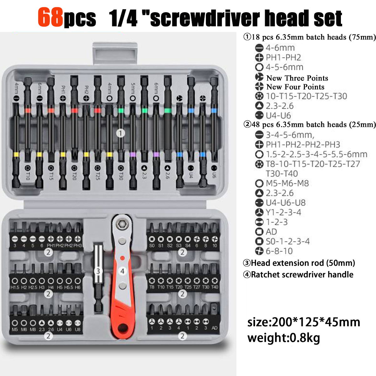 Home Automation System Diy - 68 in 1 Precision Ratchet Screwdriver