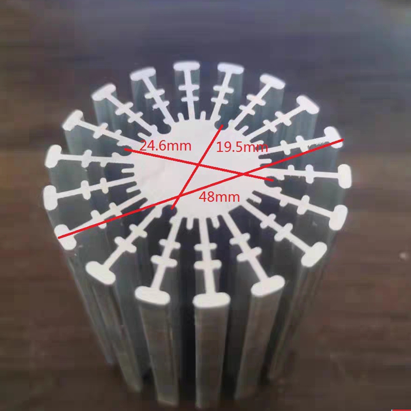 48mm Aluminum round Heat Sink  - Home Automation System Diy บทวิจารณ์และราคา
