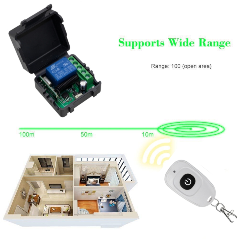 433MHz DIY Wireless Switch DC  - Diy Home Automation Controller บทวิจารณ์และราคา