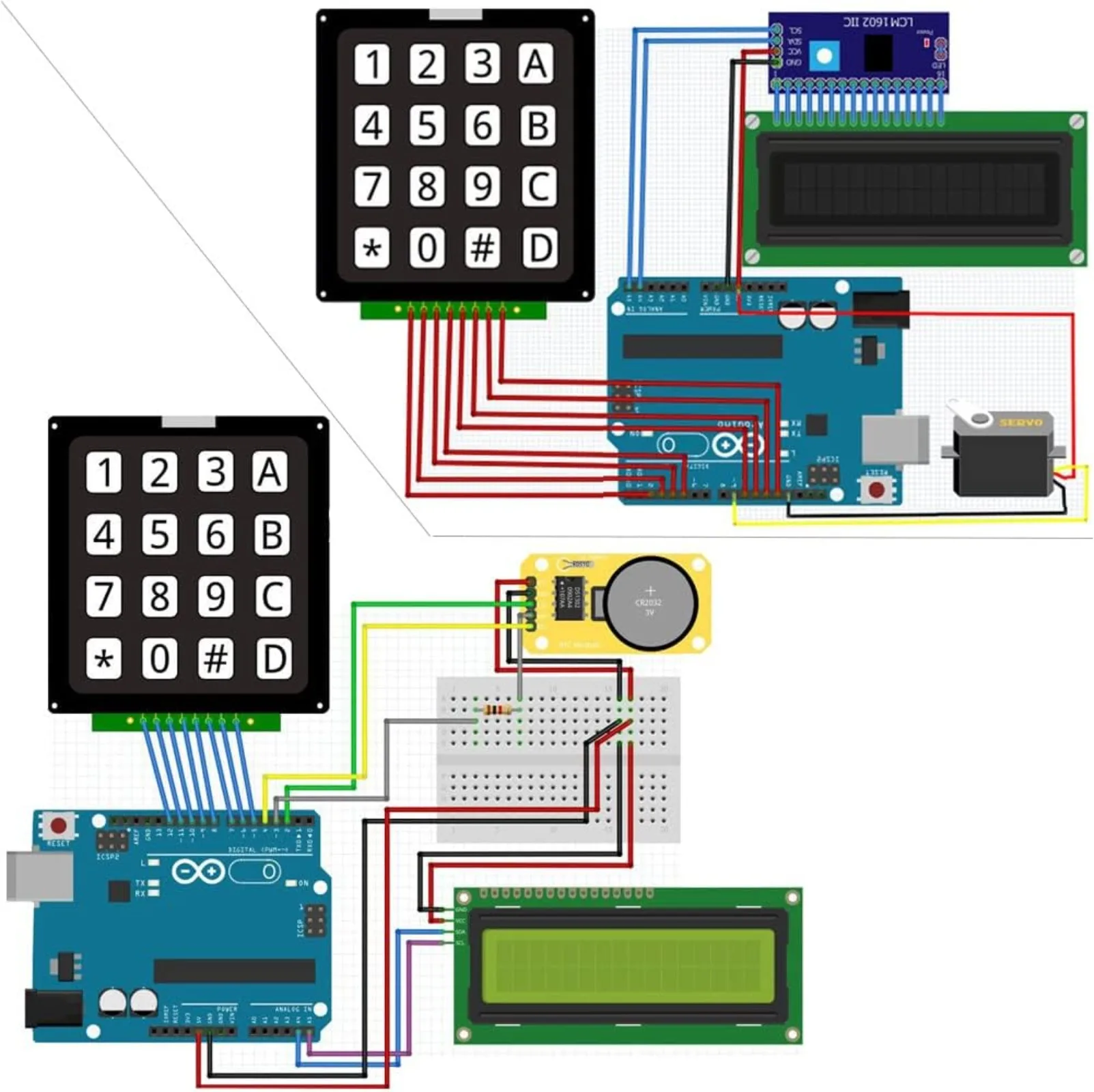 4x4 Matrix Membrane Keypad 16  - Home Automation Arduino บทวิจารณ์และราคา