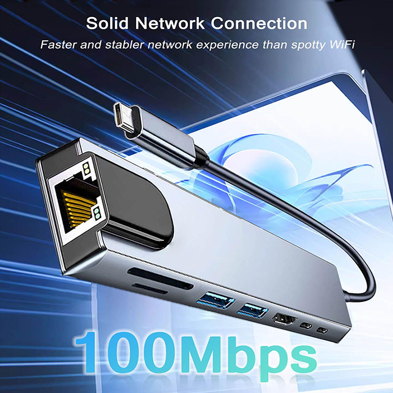 8 In 1 USB Type C Hub for MacB - Home Assistant Sd บทวิจารณ์และราคา