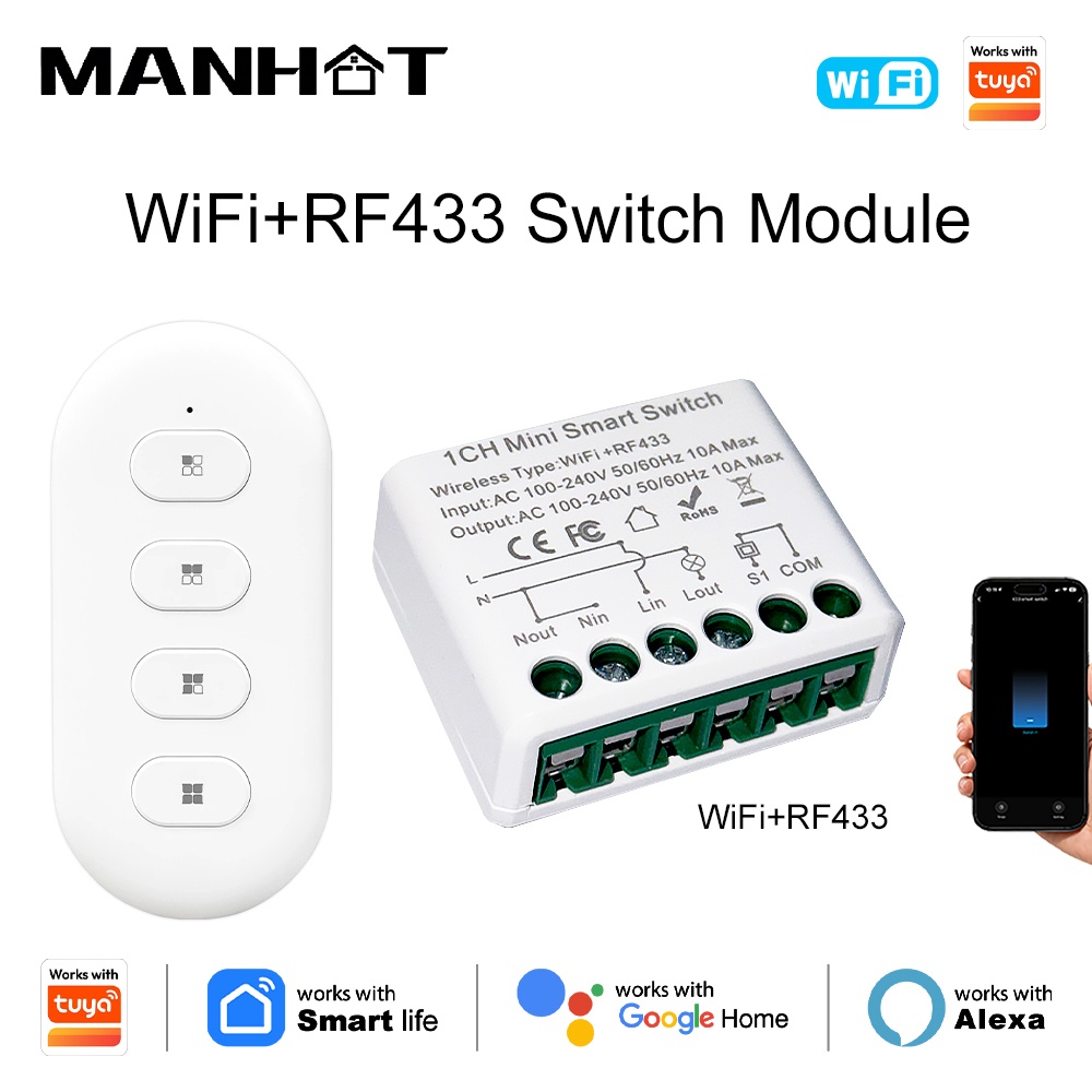 For Tuya WIFI 10A Smart Light  - Diy Automation บทวิจารณ์และราคา