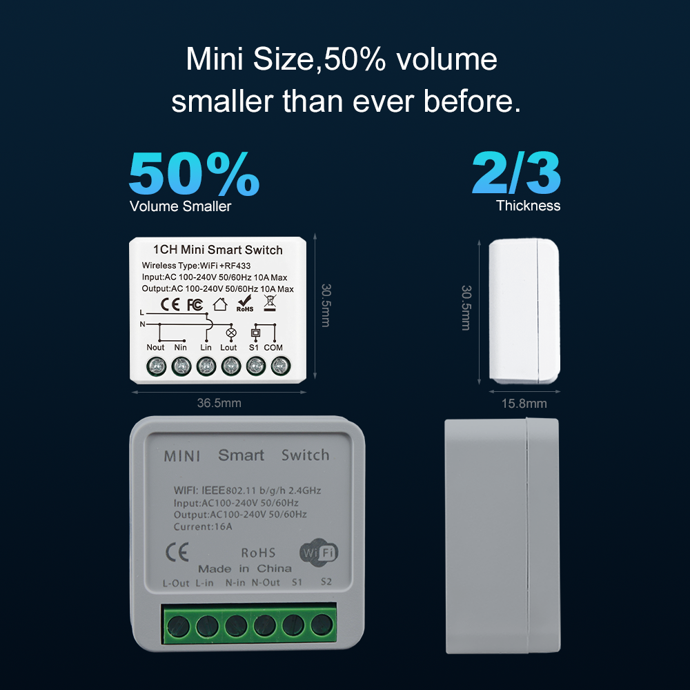 For Tuya WIFI 10A Smart Light  - Diy Automation บทวิจารณ์และราคา