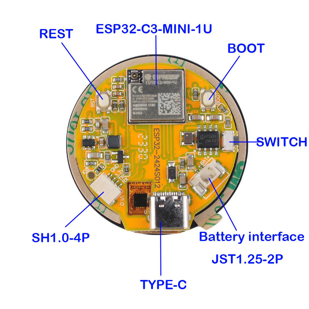 ESP32 Display 1.28 inch ESP32- - Home Automation Arduino บทวิจารณ์และราคา