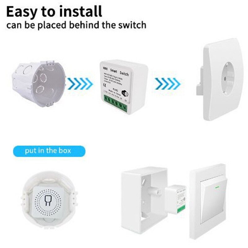 Tuya 16A Mini Wifi Smart Switc - Diy Home Automation Controller บทวิจารณ์และราคา