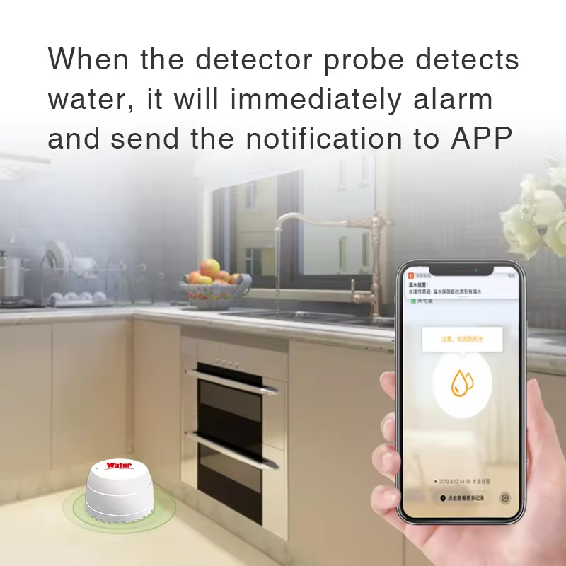 Tuya WiFi Water Leak Detector  - Water Leak Detector Wired บทวิจารณ์และราคา
