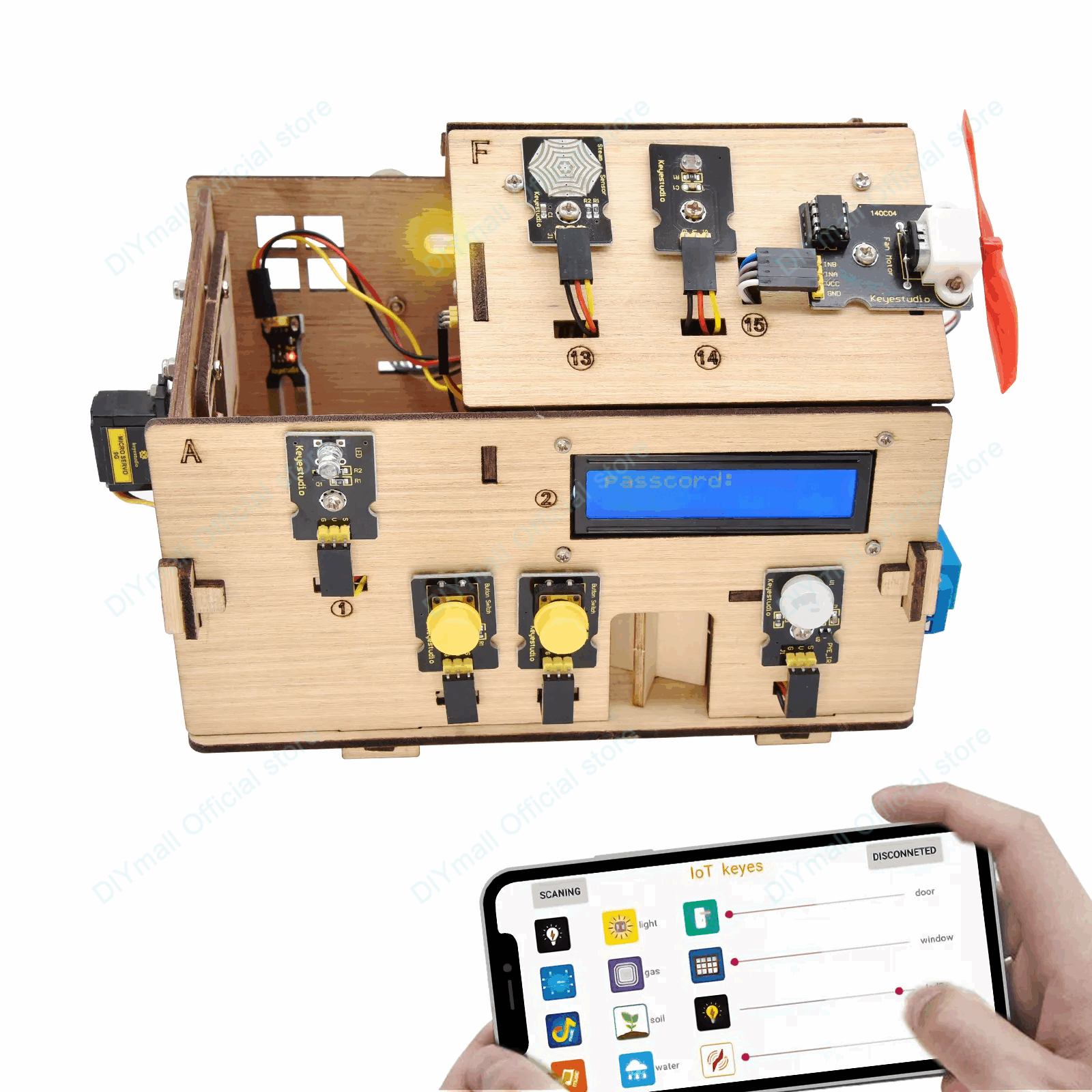 Keyestudio Smart IoT Home Kit  - Home Automation Arduino บทวิจารณ์และราคา