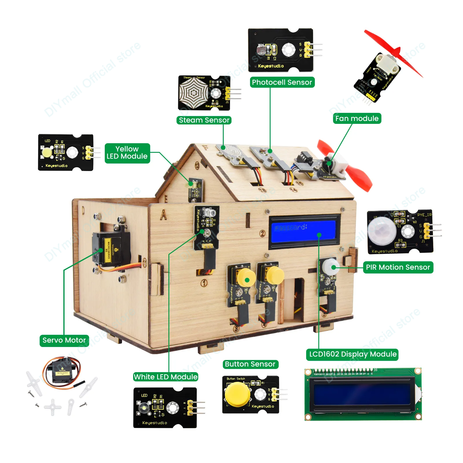 Keyestudio Smart IoT Home Kit  - Home Automation Arduino บทวิจารณ์และราคา