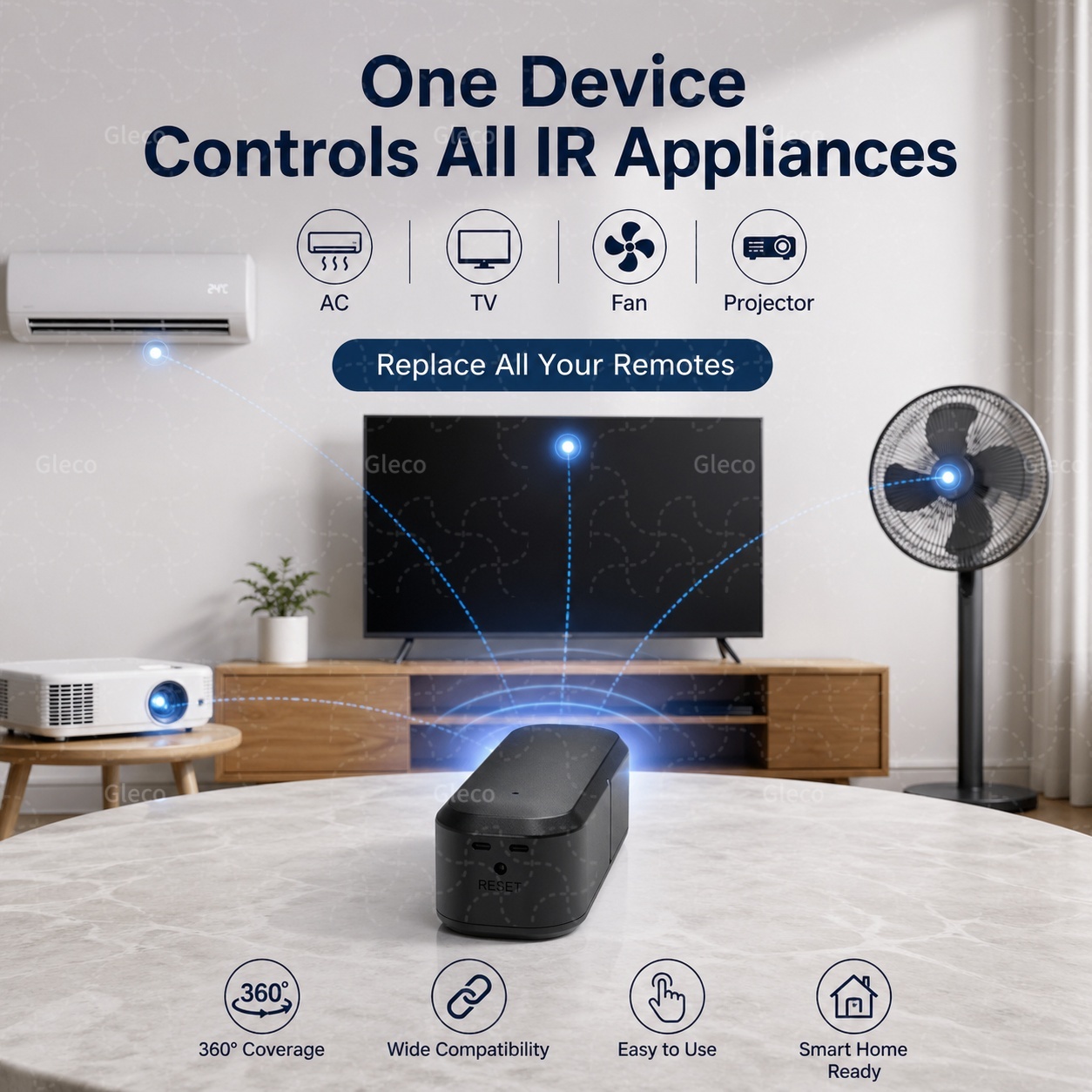 Zigbee Smart IR Remote Control - Ir Blaster Universal บทวิจารณ์และราคา