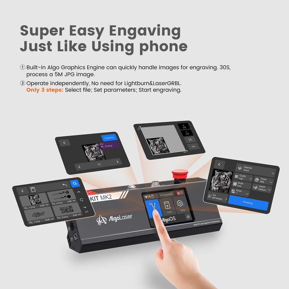 AlgoLaser Laser Engraving Mach - Diy Automation บทวิจารณ์และราคา