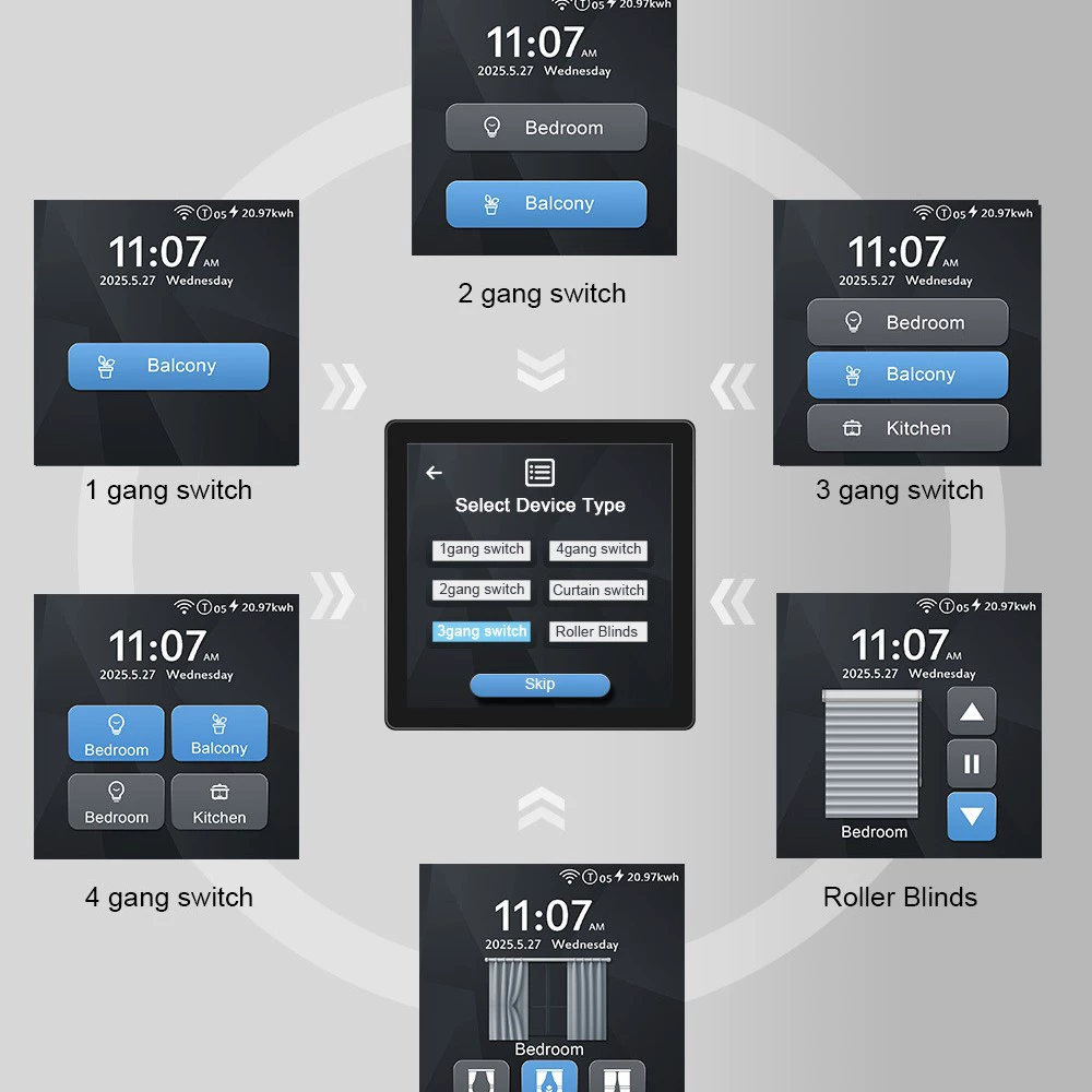 US smart wifi switches tuya EU - Home Automation Systems Diy บทวิจารณ์และราคา