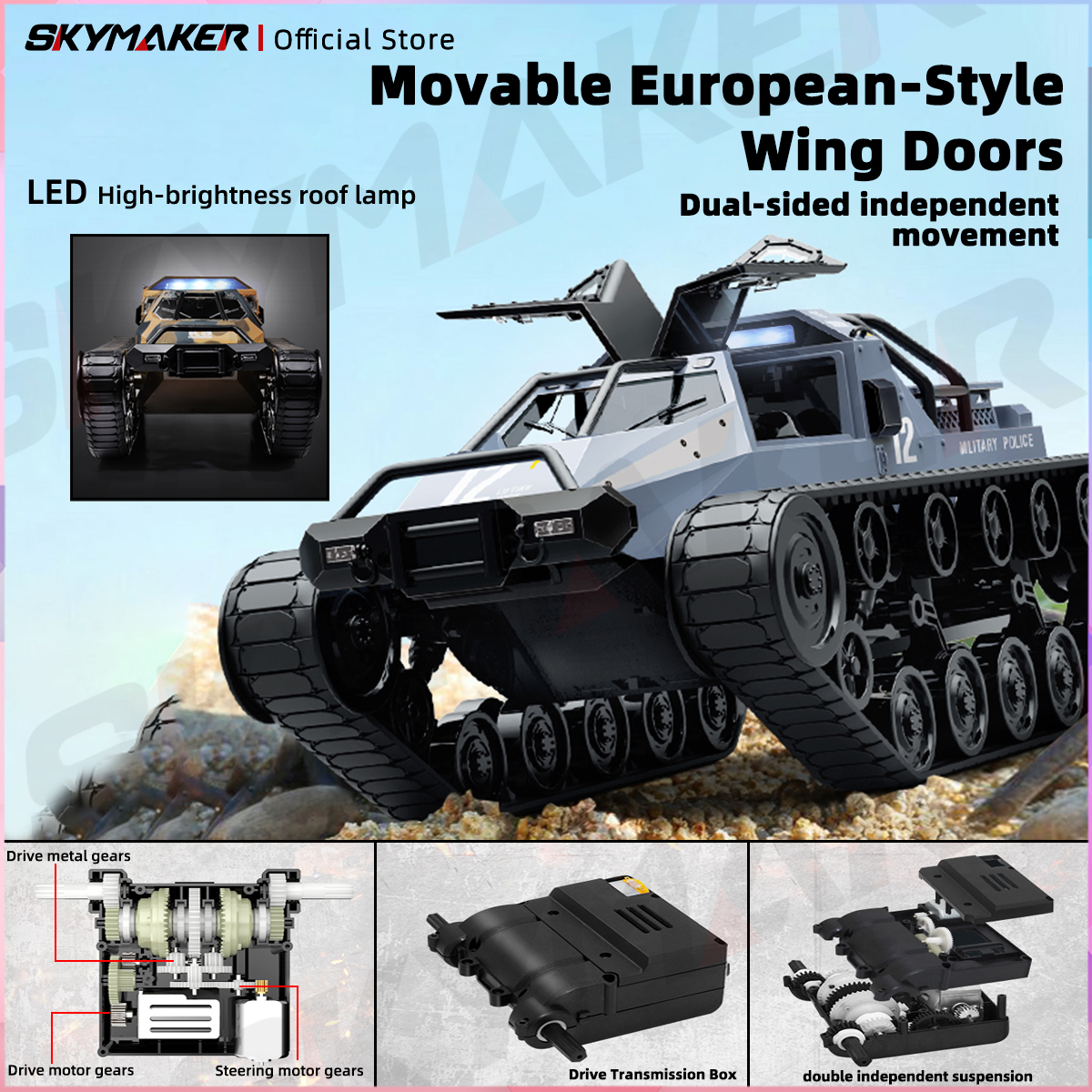 JJRC C8812 Max Tracked Tank Mo - Home Automation Tutorial บทวิจารณ์และราคา