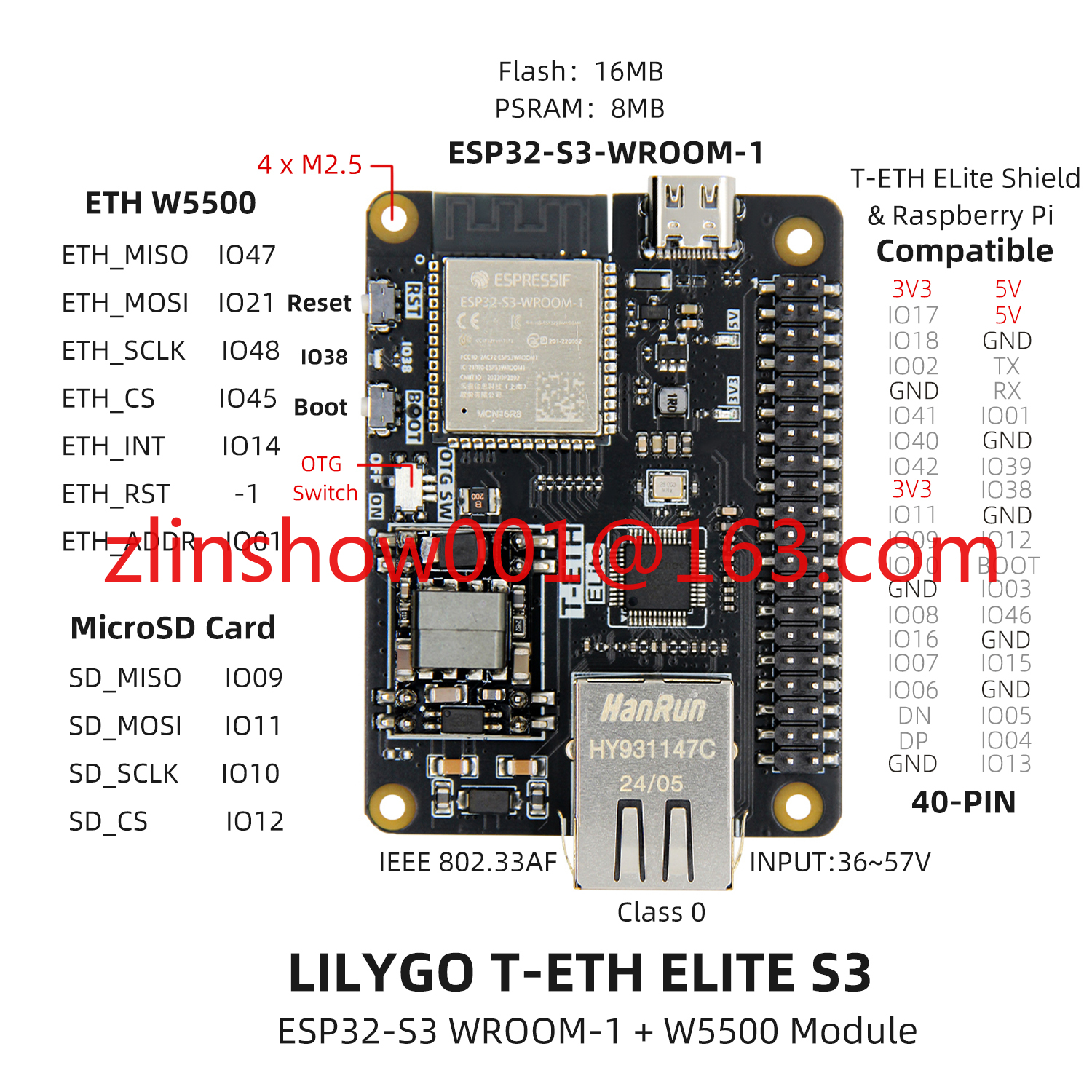 T-ETH-ELite ESP32-S3 Ethernet  - Ethernet Module W5500 บทวิจารณ์และราคา
