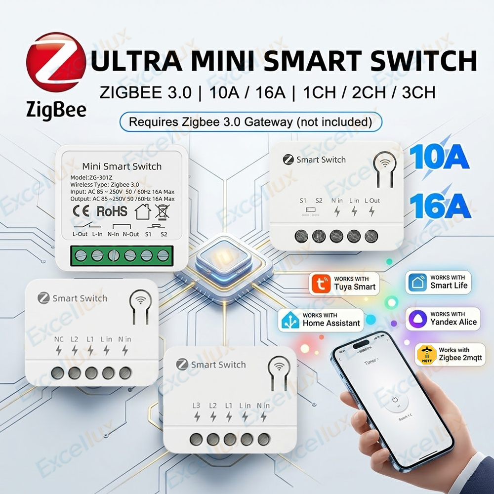 Mini Zigbee Smart Switch Modul - Diy Home Automation Controller บทวิจารณ์และราคา