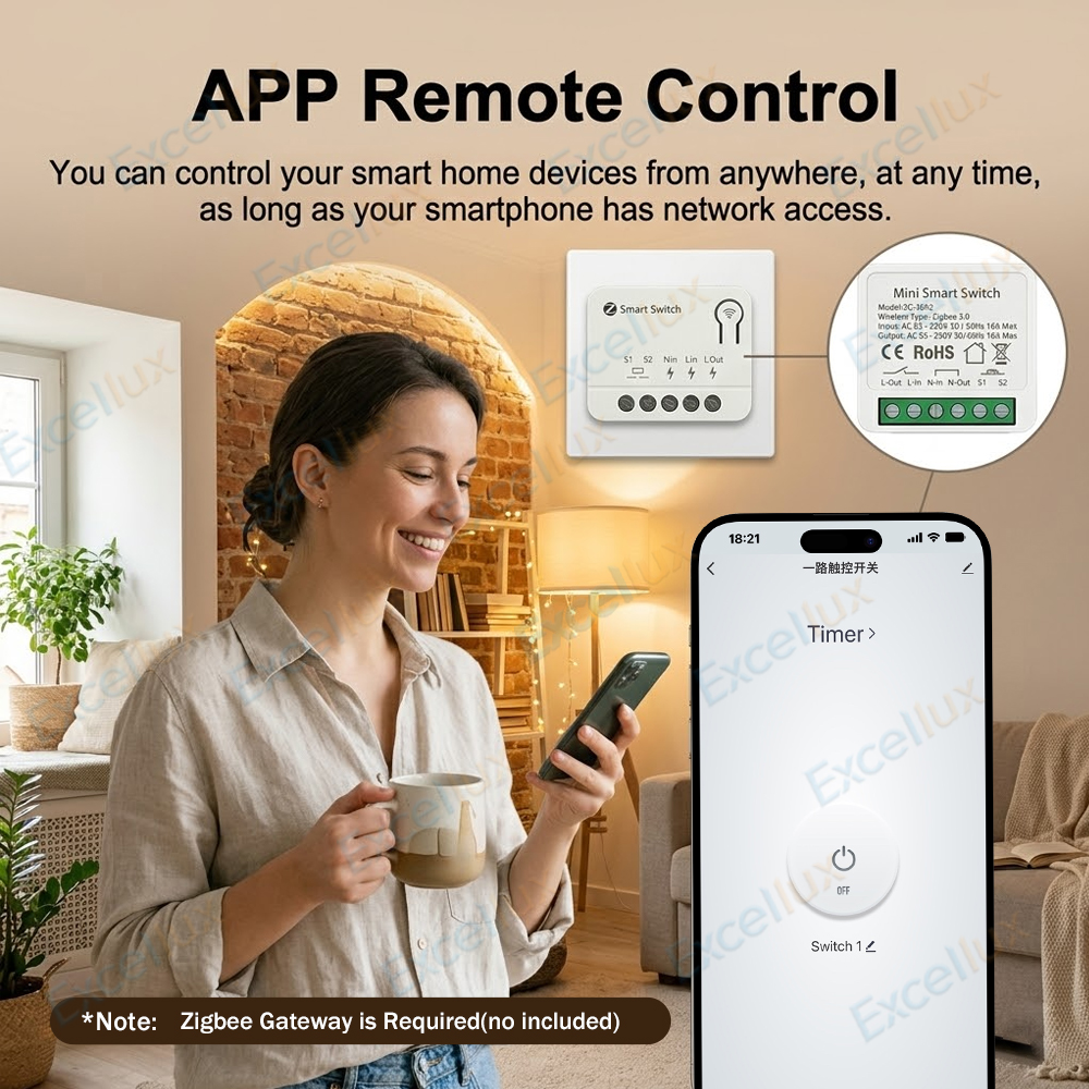 Mini Zigbee Smart Switch Modul - Diy Home Automation Controller บทวิจารณ์และราคา