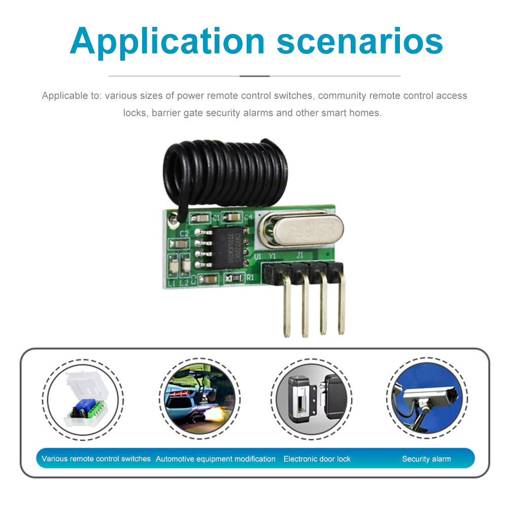315MHz/433MHz RF Wireless Modu - 433Mhz Receiver Module บทวิจารณ์และราคา