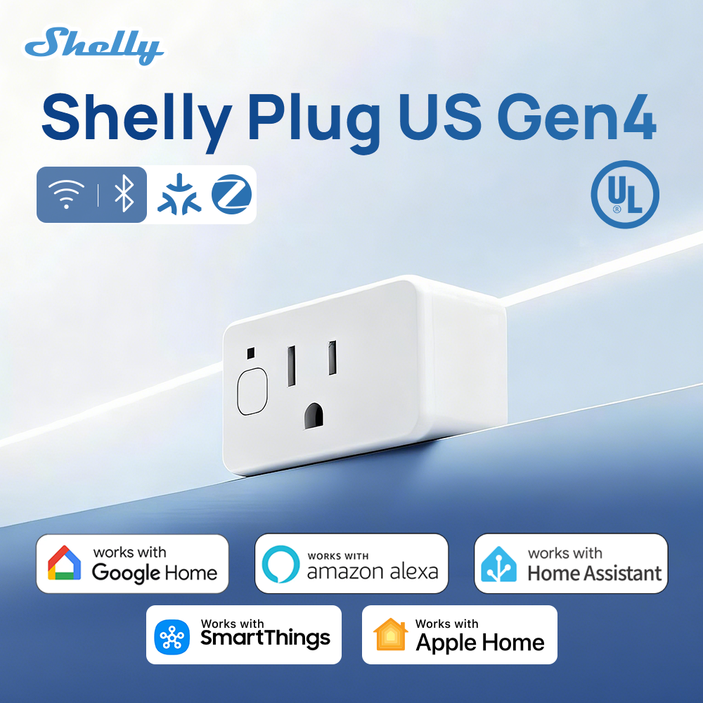 Shelly Plug US Gen4 Zigbee Cer - Shelly Relay Module บทวิจารณ์และราคา
