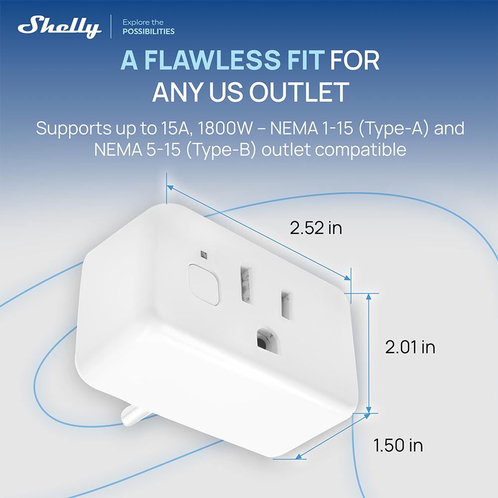Shelly Plug US Gen4 Zigbee Cer - Shelly Relay Module บทวิจารณ์และราคา
