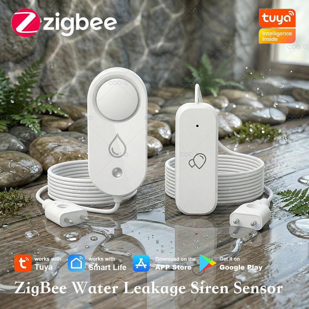 Tuya Zigbee Water Sensor Leaka - Water Leak Detector Wired บทวิจารณ์และราคา