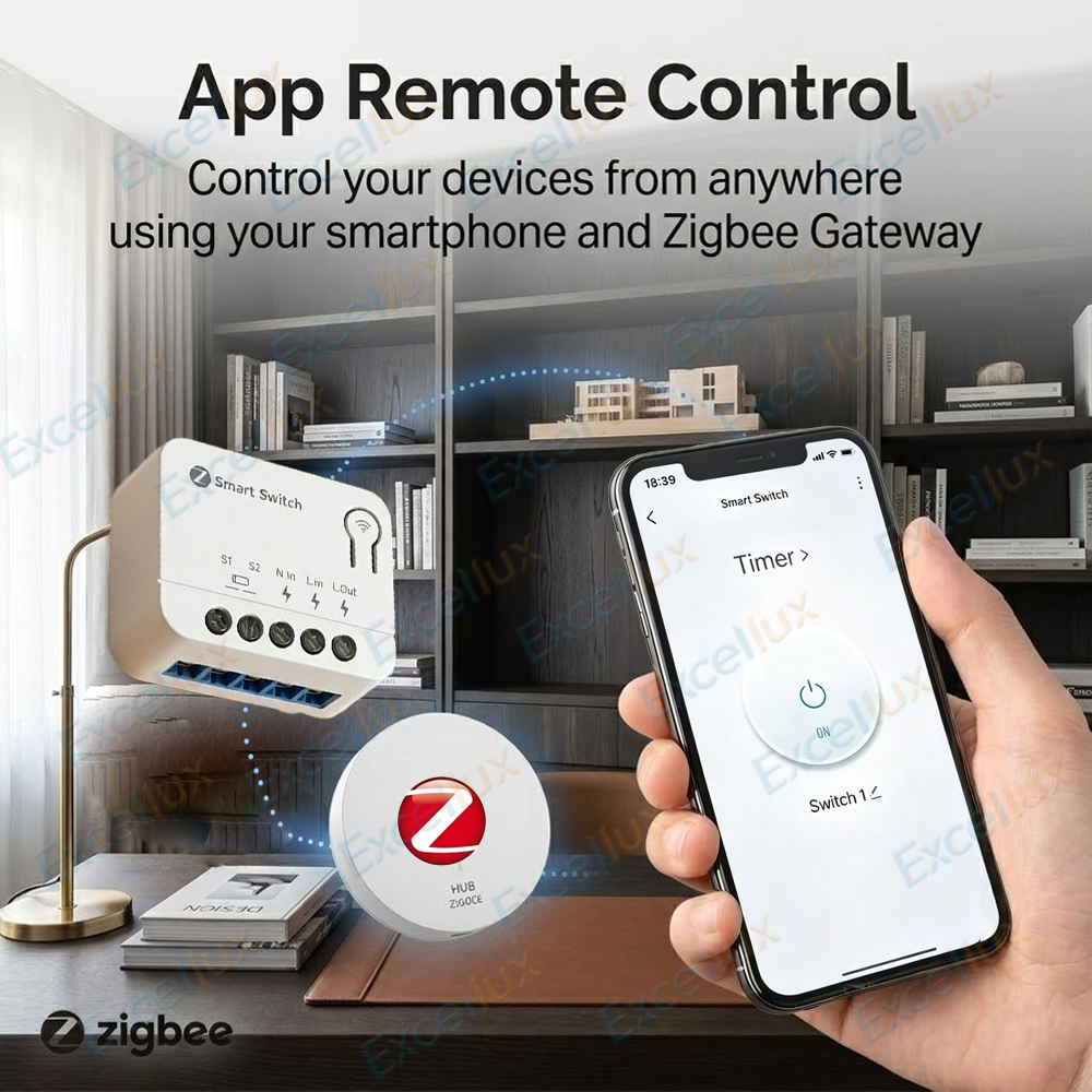 Ultra Mini ZigBee Smart Switch - Diy Home Automation Hub บทวิจารณ์และราคา