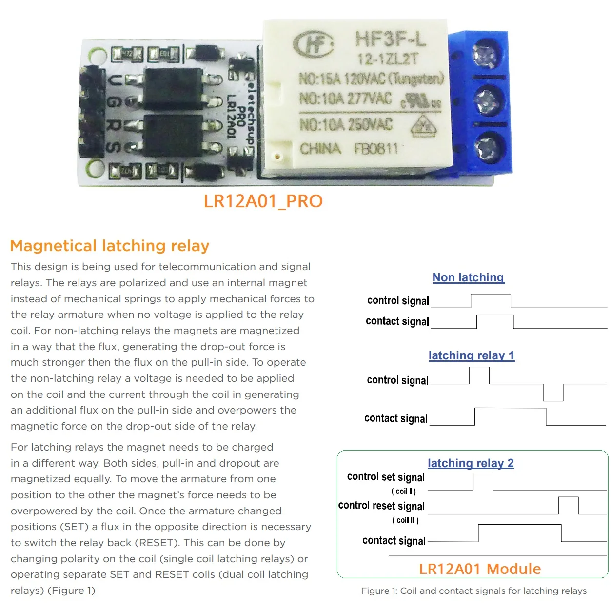 LR12A01 Magnetic Latching Rela - Shelly Relay Module บทวิจารณ์และราคา