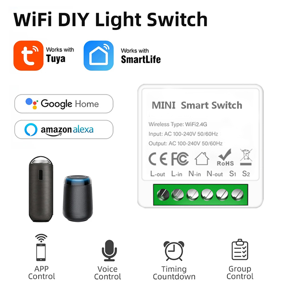 2 Way Control Tuya Mini 16A Wi - Diy Home Automation Controller บทวิจารณ์และราคา