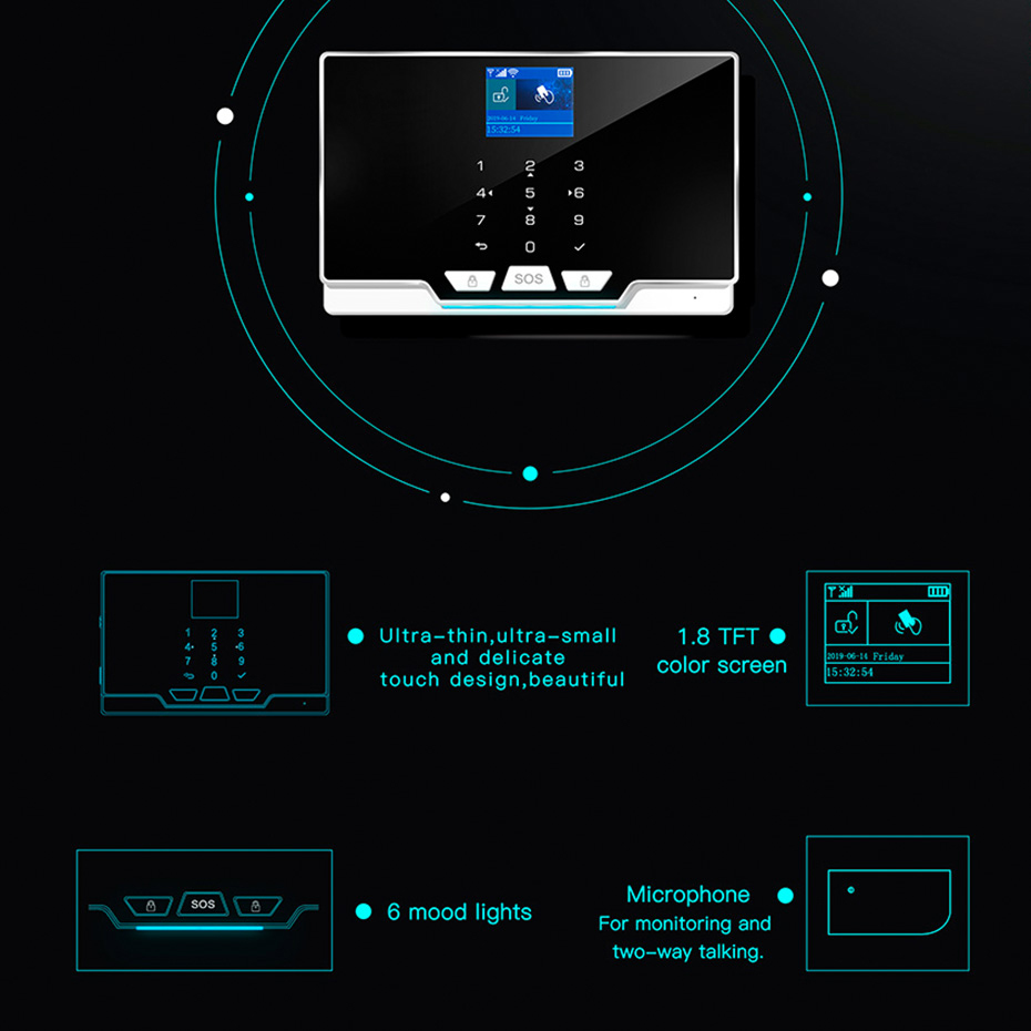 KERUI 433MHz DIY Alarm Kit G20 - Home Automation Diy Kit บทวิจารณ์และราคา