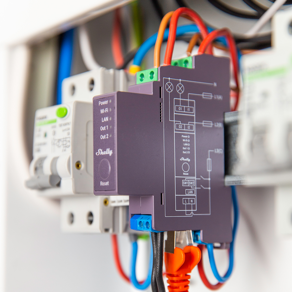 Shelly Pro 2 WiFi 2Channel Sma - Shelly Relay Module บทวิจารณ์และราคา