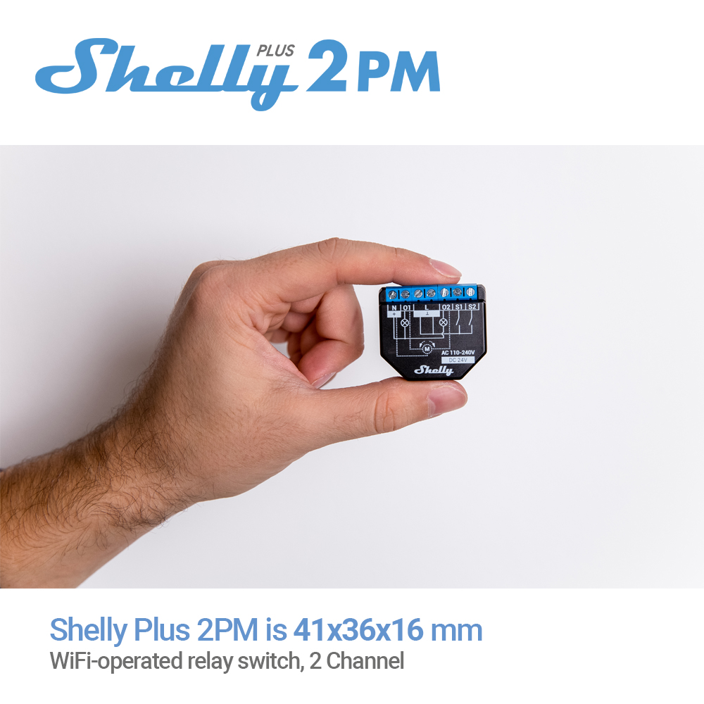 Shelly Plus 2PM Smart Home WiF - Shelly Relay Module บทวิจารณ์และราคา