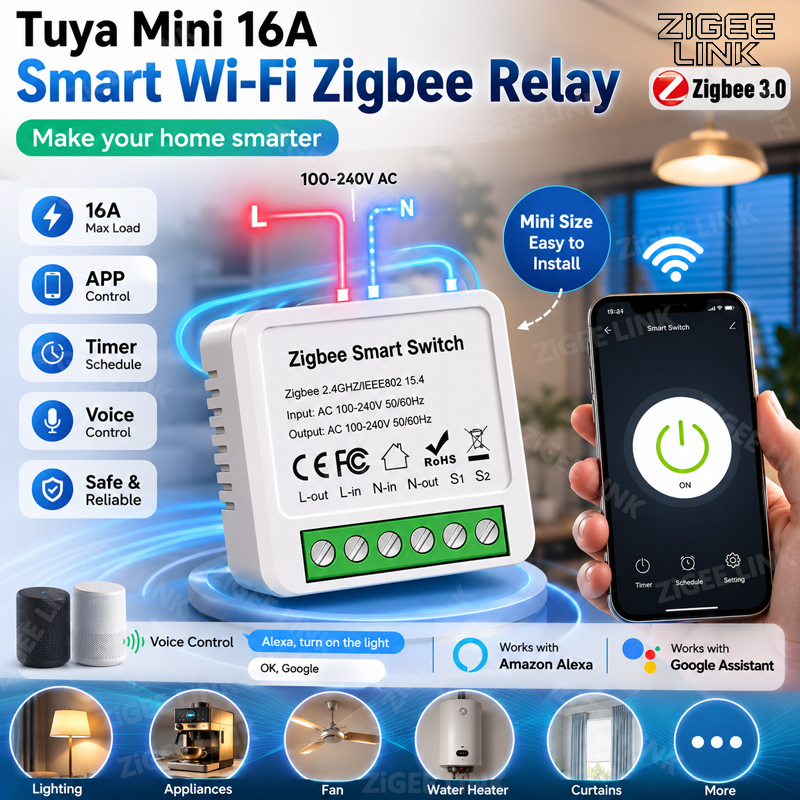 WiFi Zigbee3.0 Mini Smart Swit - Diy Home Automation Controller บทวิจารณ์และราคา