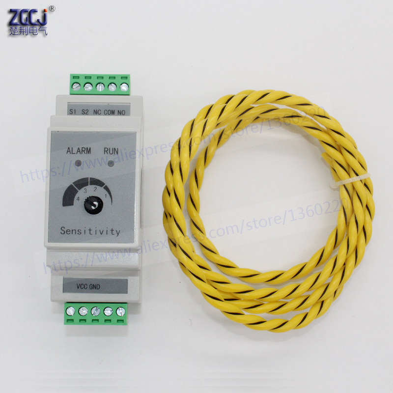 with 2m sensor wire 35mm Din l - Water Leak Detector Wired บทวิจารณ์และราคา