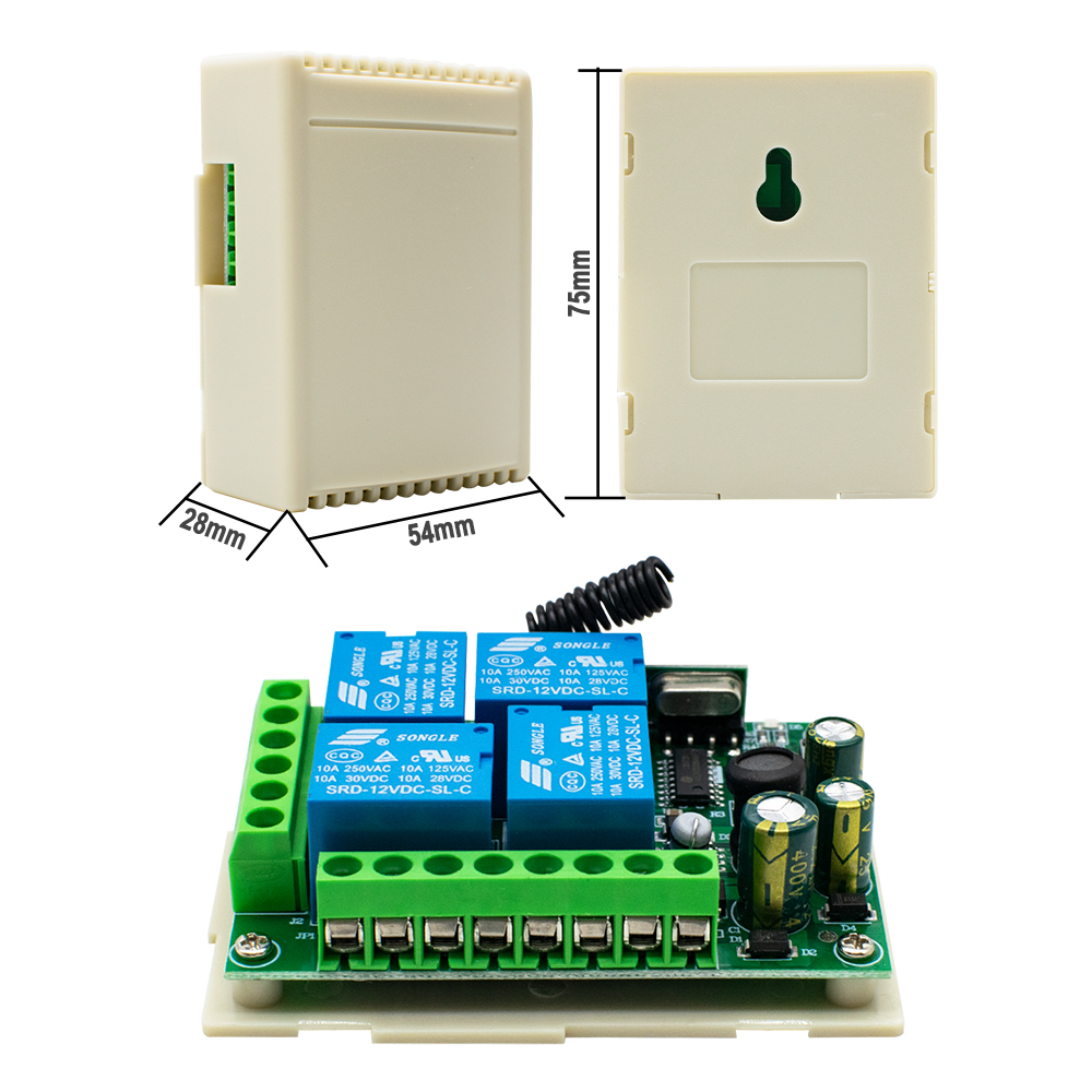 433Mhz Wireless Switch AC 85-2 - 433Mhz Receiver Module บทวิจารณ์และราคา