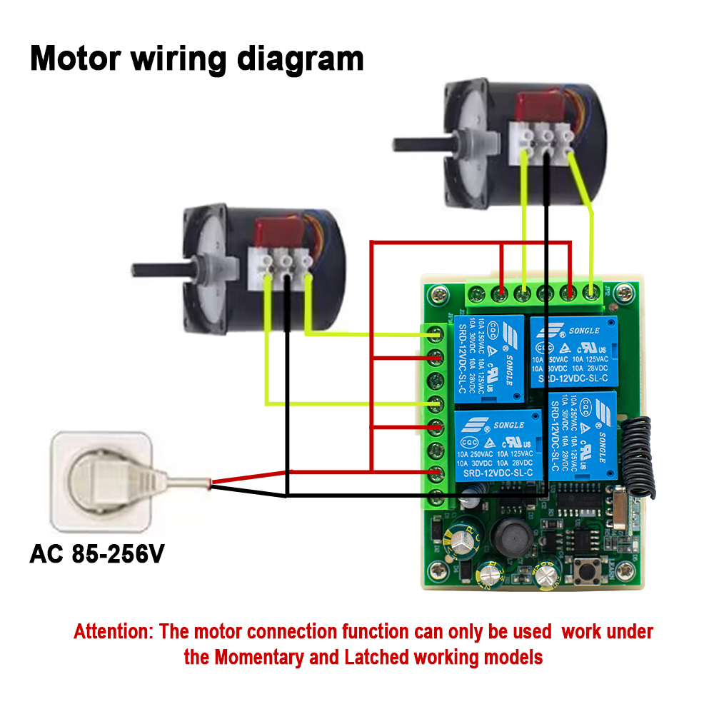 433Mhz Wireless Switch AC 85-2 - 433Mhz Receiver Module บทวิจารณ์และราคา