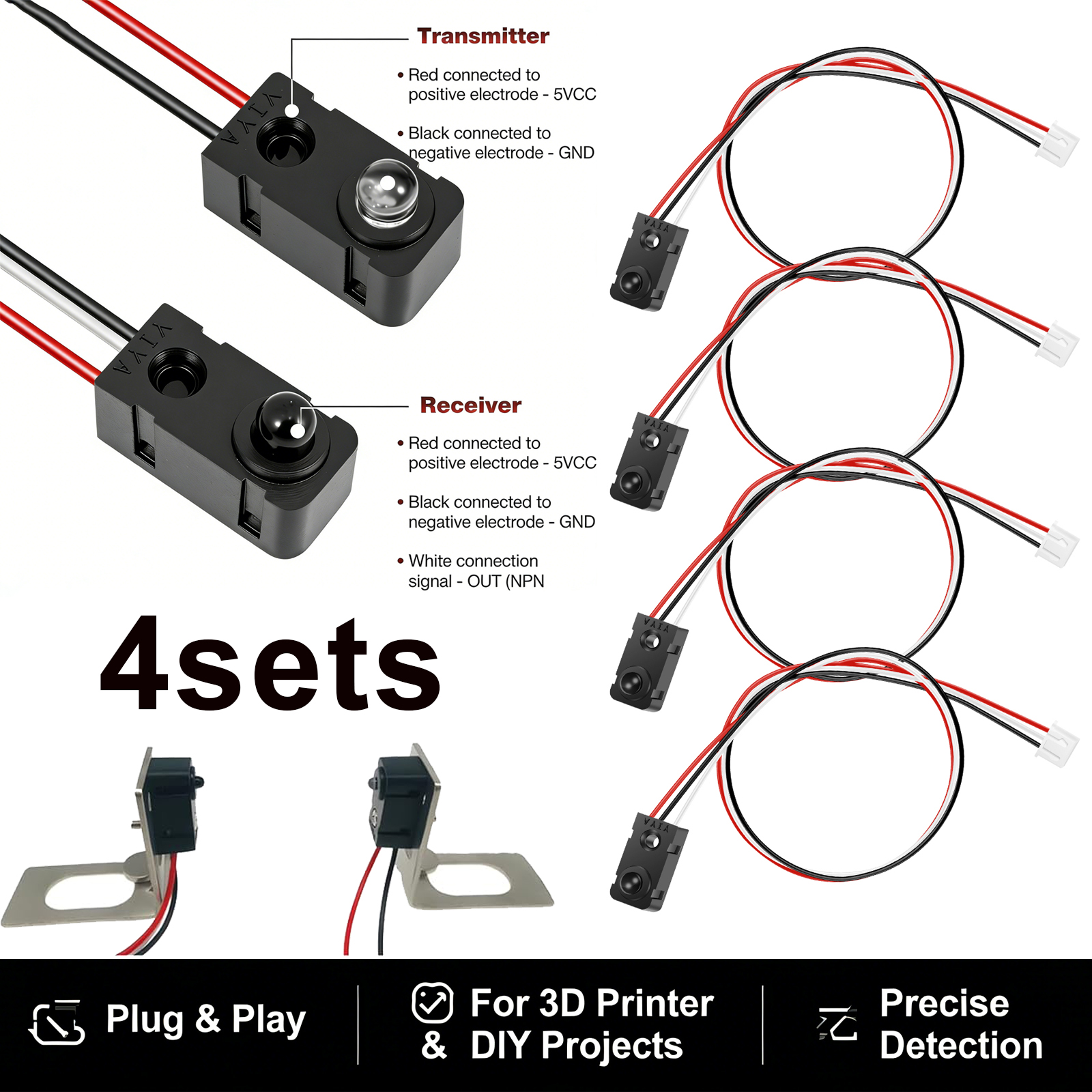 4 Pairs Infrared Break Beam Se - Diy Automation Projects บทวิจารณ์และราคา
