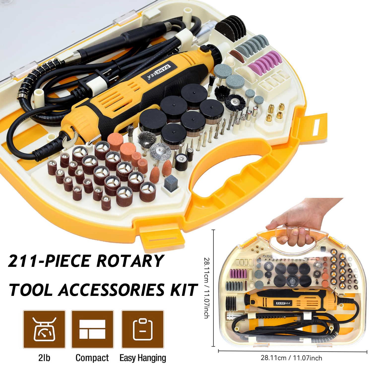 Rotary Tool Kit, Equipped With - Diy Automation บทวิจารณ์และราคา