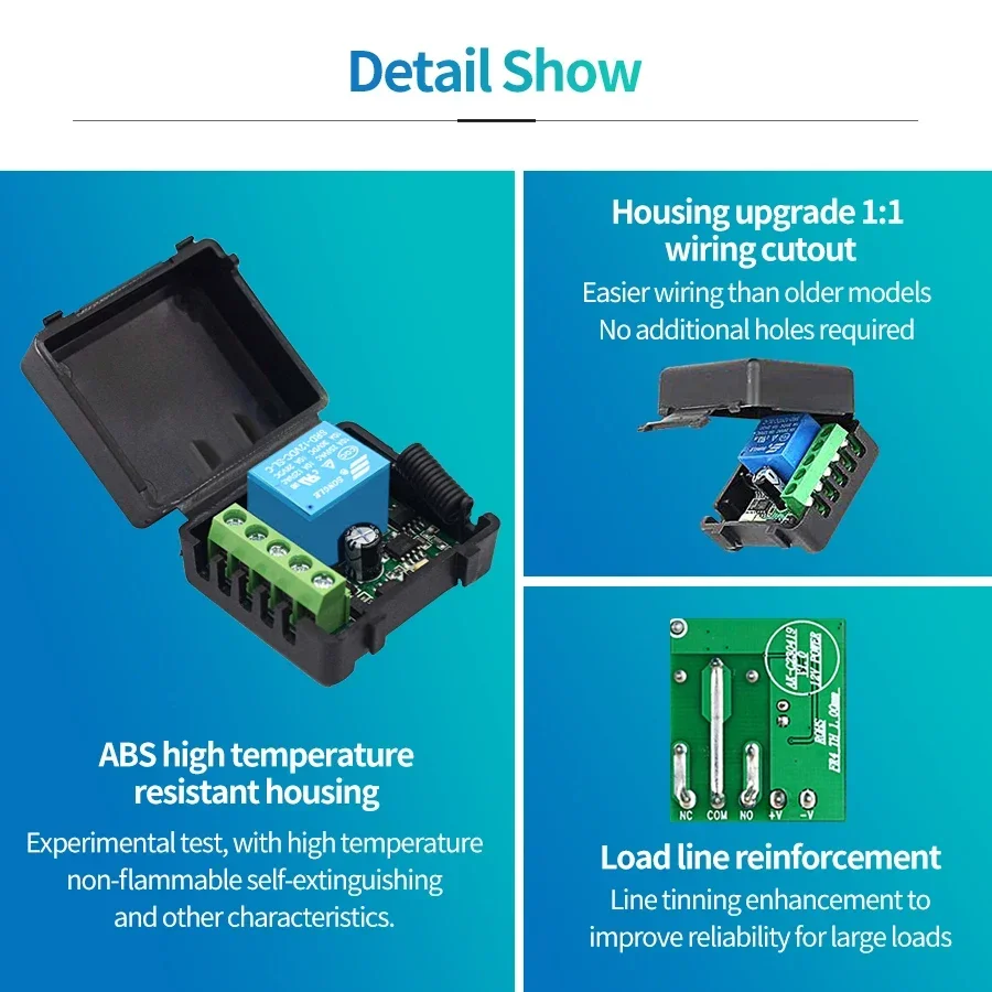 RF 433Mhz Wireless Light Switc - 433Mhz Receiver Module บทวิจารณ์และราคา