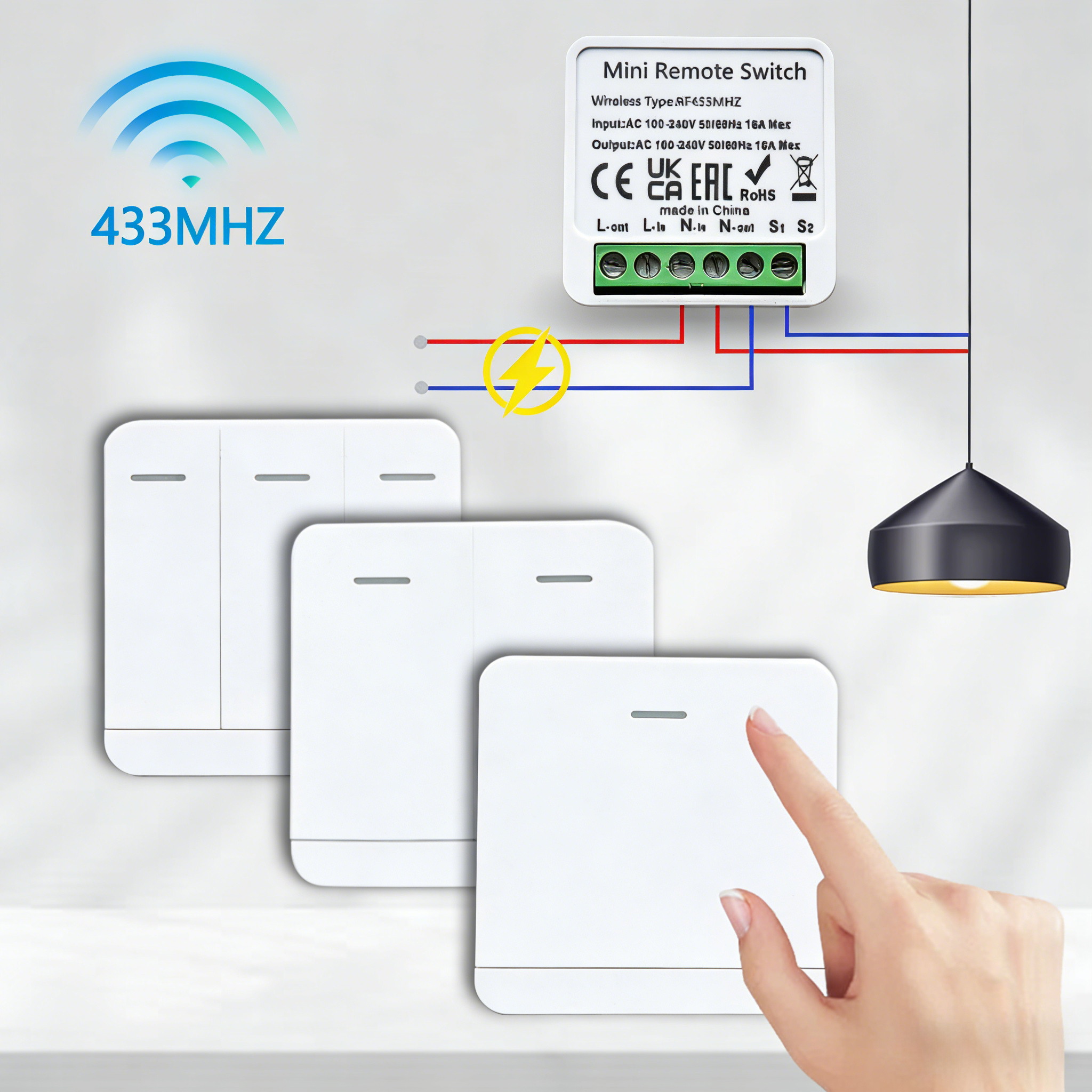 RF 433MHz Smart DIY Wireless S - Home Automation Systems Diy บทวิจารณ์และราคา