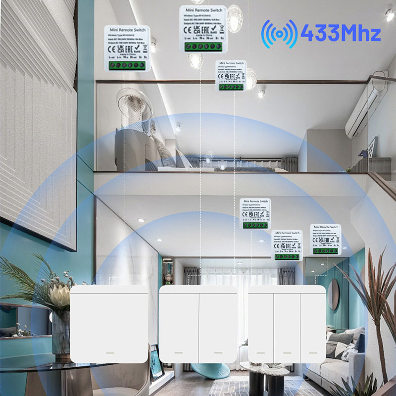 RF 433MHz Smart DIY Wireless S - Home Automation Systems Diy บทวิจารณ์และราคา