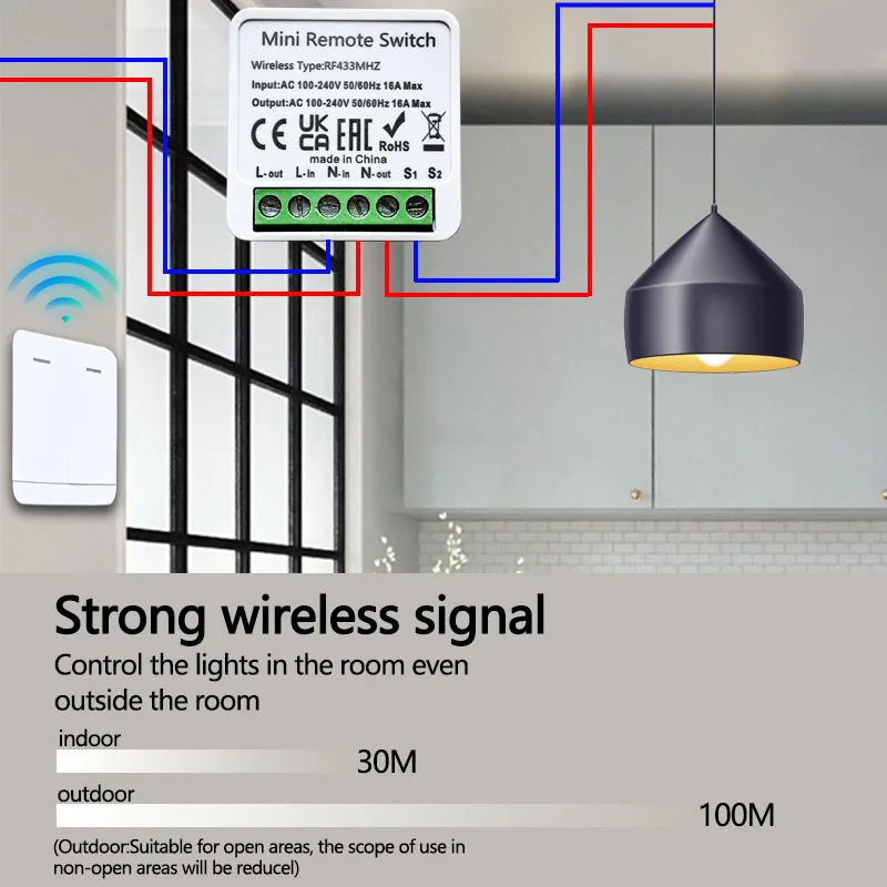 RF 433MHz Smart DIY Wireless S - Home Automation Systems Diy บทวิจารณ์และราคา