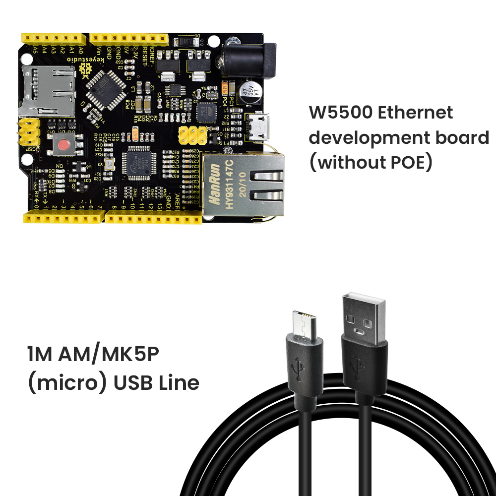 Keyestudio W5500 ETHERNET DEVE - Ethernet Module W5500 บทวิจารณ์และราคา