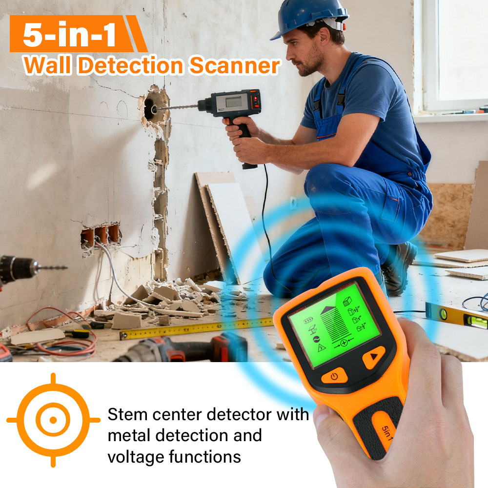 New 5-in-1 Wall Detector Handh - Water Leak Detector Wired บทวิจารณ์และราคา
