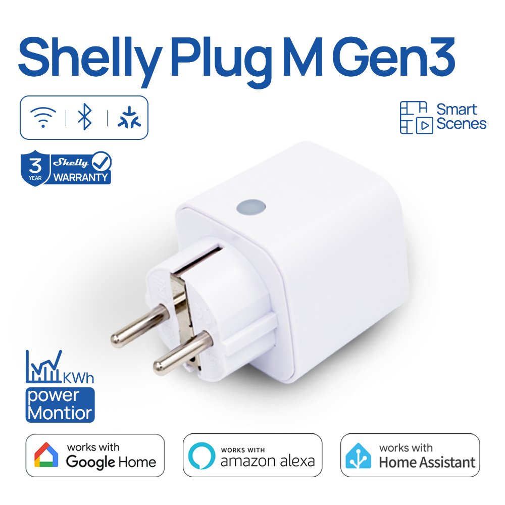 Shelly Plug M Gen3 WiFi Smart  - Shelly Relay Module บทวิจารณ์และราคา