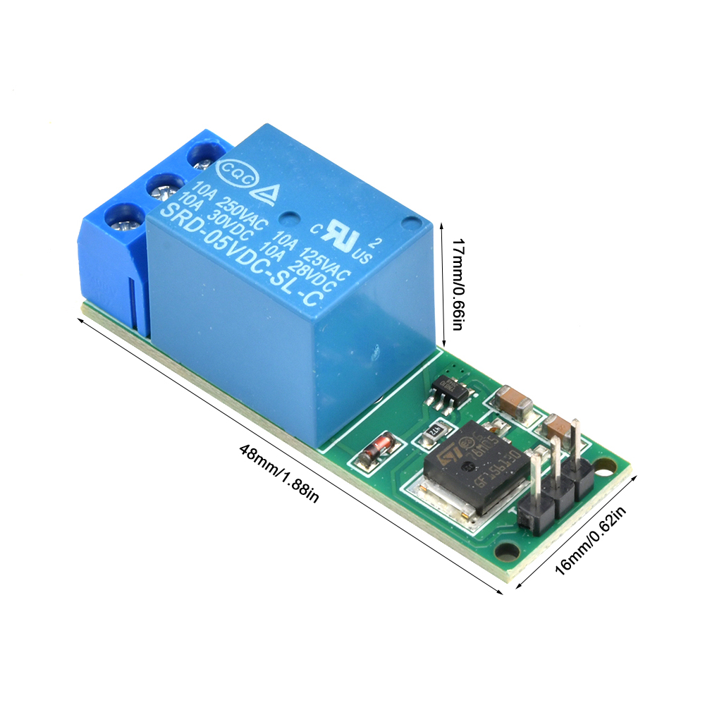 DC 6V 9V 12V 24V Flip-Flop Lat - Shelly Relay Module บทวิจารณ์และราคา