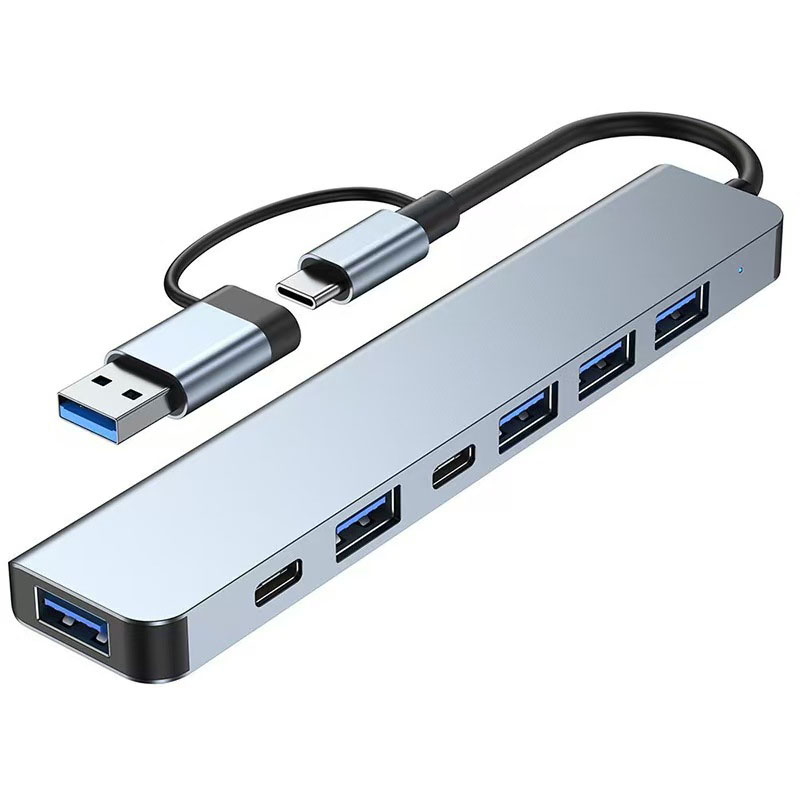 USB C Hub USB Splitter 8 in 1  - Home Assistant Sd บทวิจารณ์และราคา