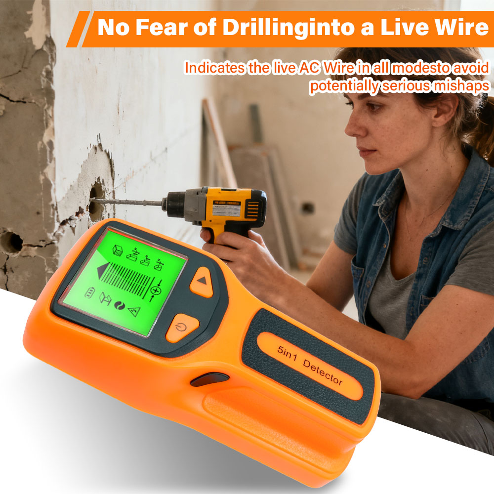 Wall Stud Detector 5 in 1 Hand - Water Leak Detector Wired บทวิจารณ์และราคา