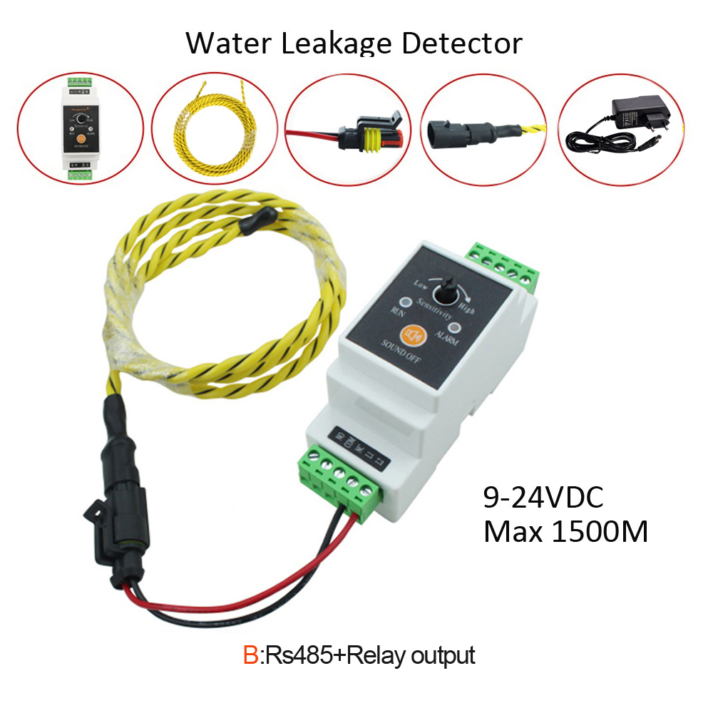 1Set Wire Water Leakage Detect - Water Leak Detector Wired บทวิจารณ์และราคา