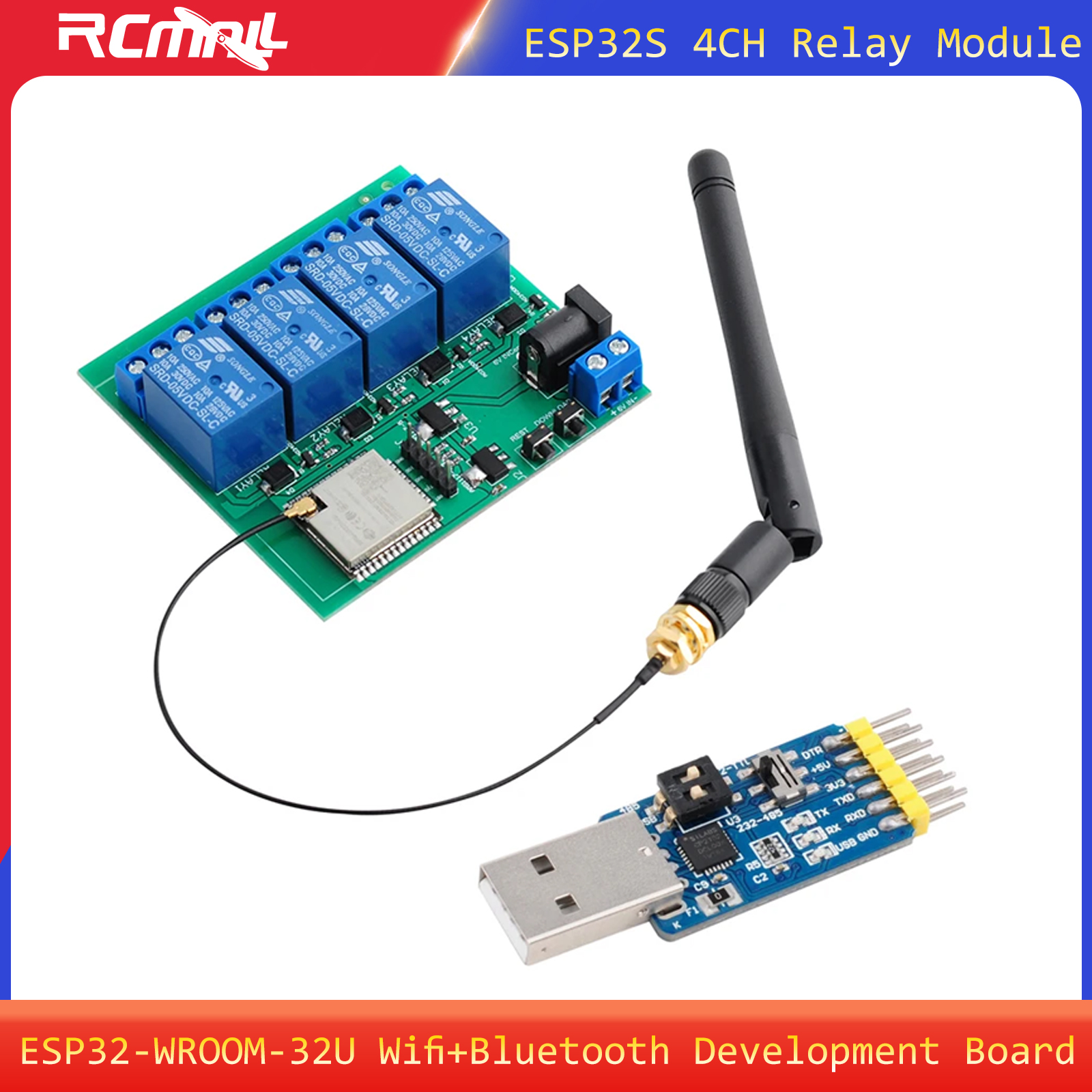 ESP32S 4CH Relay Module ESP32  - Home Automation Arduino บทวิจารณ์และราคา