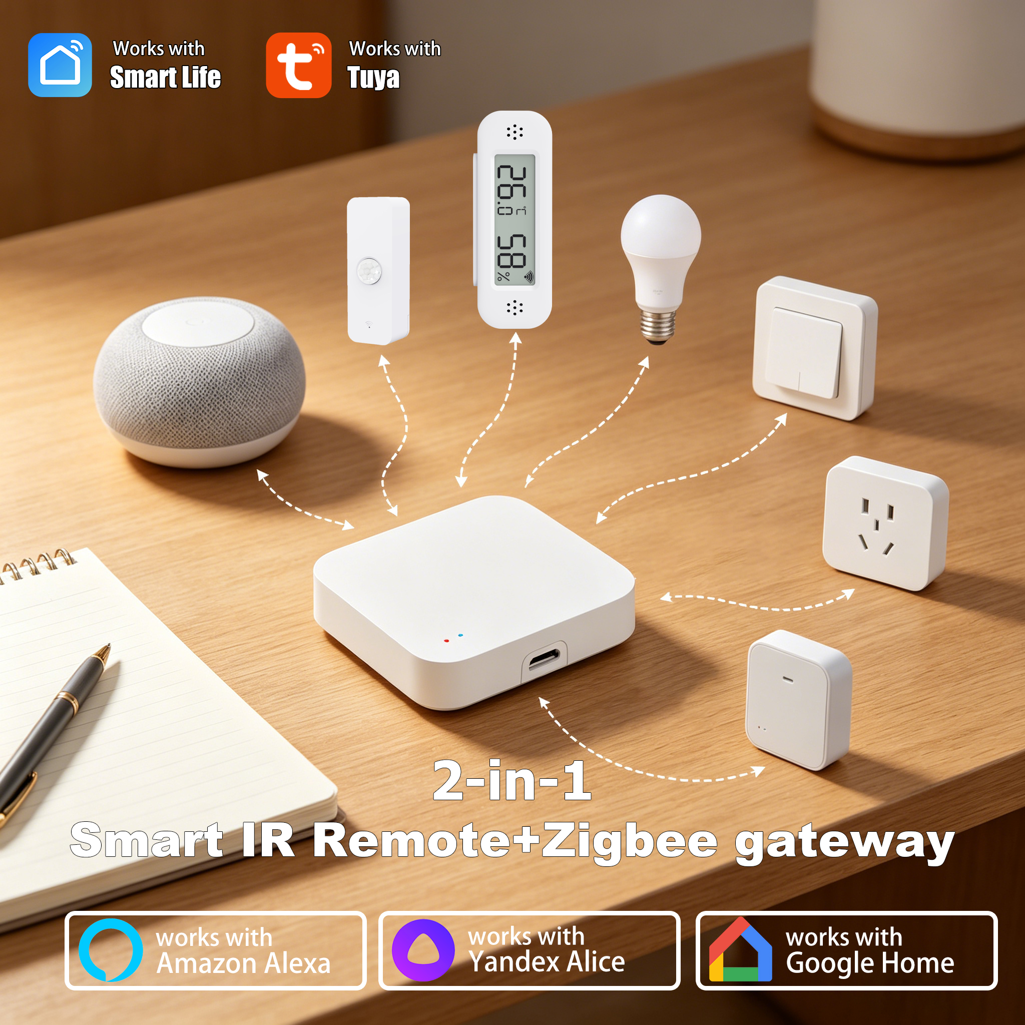 Tuya Zigbee 3.0 Gateway IR Rem - Ir Blaster Universal บทวิจารณ์และราคา