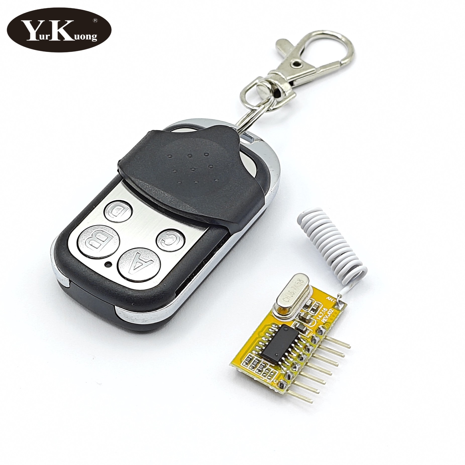 5V DC 4channel RF Receiver Tra - 433Mhz Receiver Module บทวิจารณ์และราคา