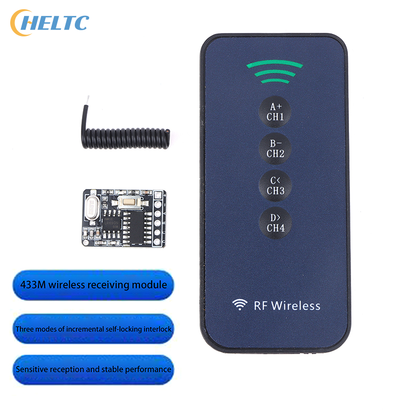 DC3-5V 433Mhz Wireless Remote  - 433Mhz Receiver Module บทวิจารณ์และราคา